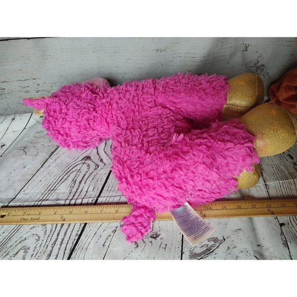 Build A Bear Pink Sparkle Llamacorn Llama Unicorn Plush 18" Glitter Valentines - Picture 7 of 7